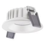 Ledvance LED Spot Air Fix Aluminium Wit 6W 570lm 36D - 940 Koel Wit | Zaagmaat 68mm - IP65 - Beste Kleurweergave - Dimbaar
