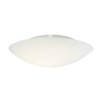 Nordlux Plafondlamp Standard Glas Wit | IP20 - Geschikt voor 1x E27