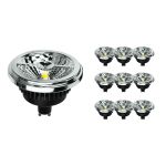Voordeelpak 10x Noxion Lucent LED Spot GU10 AR111 12W 600lm 40D - 927 Zeer Warm Wit | Beste Kleurweergave - Dimbaar - Vervangt 80W