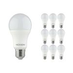 Voordeelpak 10x Noxion Lucent Classic LED E27 Peer Mat 9.5W 1055lm - 827 Zeer Warm Wit | Vervangt 75W