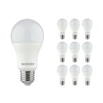 Voordeelpak 10x Noxion Lucent Classic LED E27 Peer Mat 9.5W 1055lm - 830 Warm Wit | Vervangt 75W