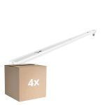 Voordeelpak 4x Noxion Montagebalk Click V2 LED T8 | Geschikt voor 1x 150cm LED Buis