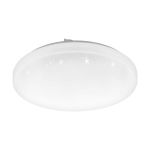 Eglo Wand en Plafondlamp Frania-S Staal Wit 14.6W 1600lm - 830 Warm Wit | IP20 