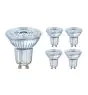 Osram Parathom LED GU10 Spot Helder 4.5W 350lm - 940 Koel Wit | Dimbaar - Beste Kleurweergave - 5 Stuks  - Vervangt 50W