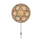 Good&Mojo Wandlamp Andros Natural/Wit | Geschikt voor 1x E27 