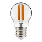 Noxion Lucent Lustre LED E27 Kogel Filament Helder 4.5W 470lm - 827 Zeer Warm Wit | Dimbaar - Vervangt 40W
