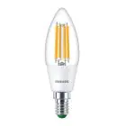 Philips MASTER LED Kaars Ultra Efficient E14 Kaars Helder 2.3W 485lm - 827 Zeer Warm Wit | Vervangt 40W